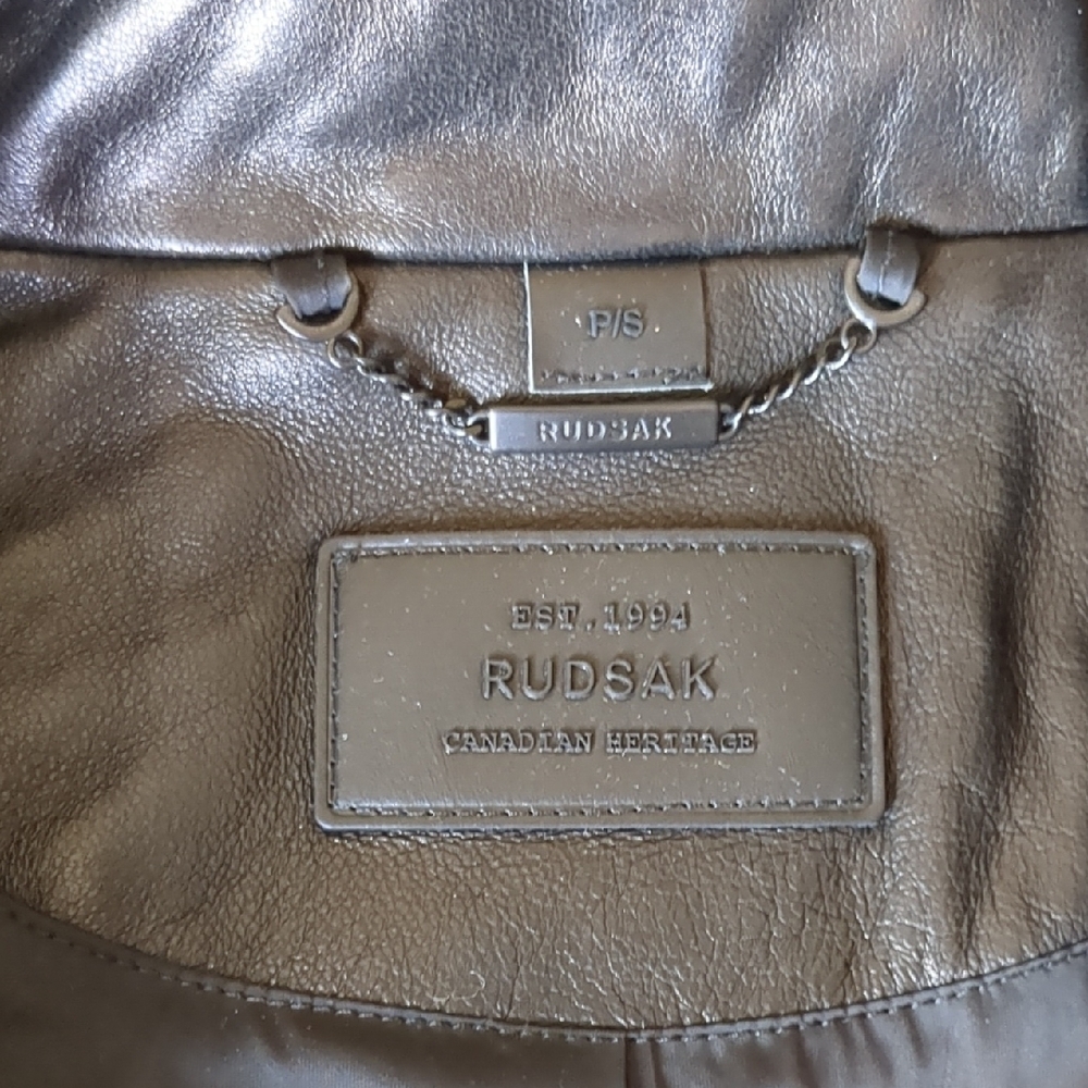 NWT Buttery Soft Black Leather RUDSAK Jacket - Picture 4 of 9